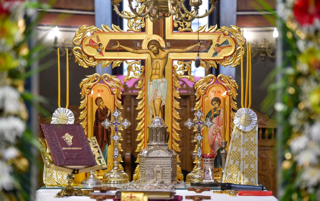 Altar de biserică - arhiva foto