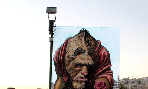 WD (Wild Drawing) este artistul din spatele unora dintre cele mai frumoase picturi murale jpeg