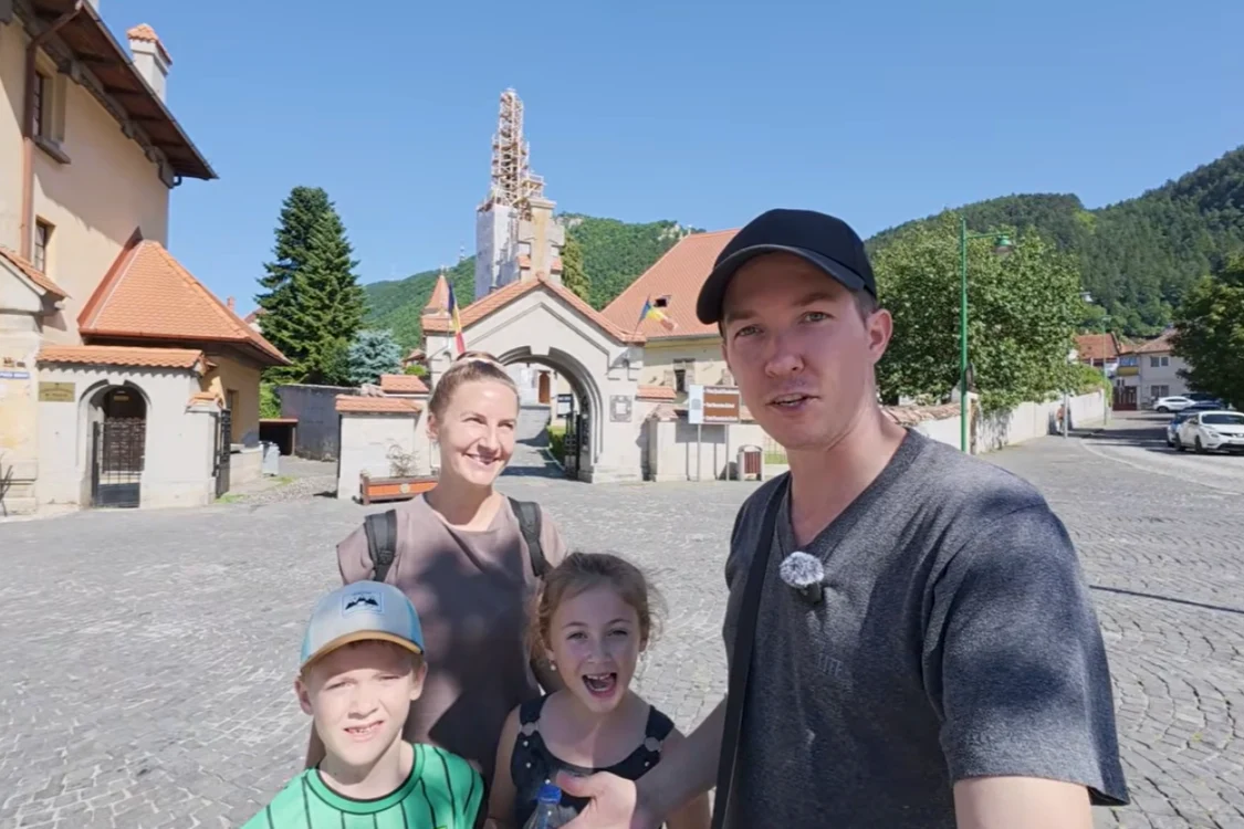 Turiști străini în Brașov / Foto: captură video