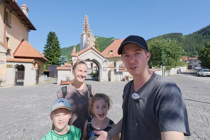 Turiști străini în Brașov / Foto: captură video