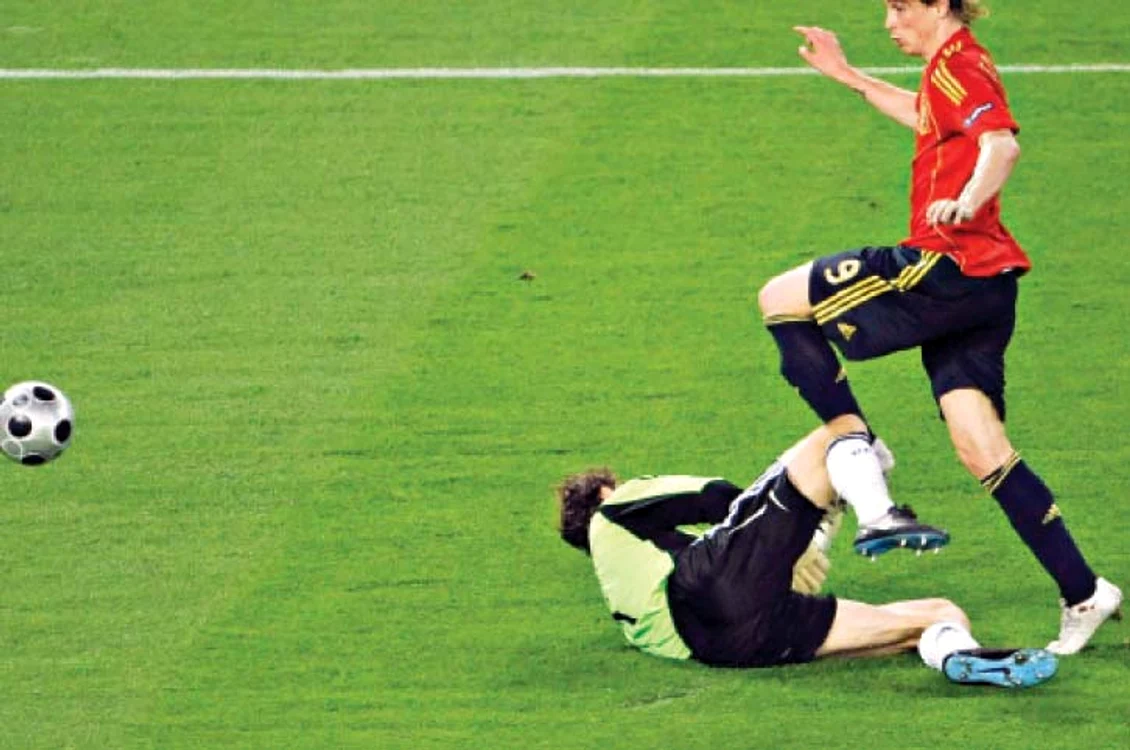 
    Torres a marcat în  finala Campionatului  European din 2008  
