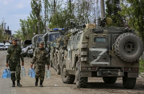Evacuare militari ucraineni Azovstal - 17 mai 2022 / FOTO EPA-EFE