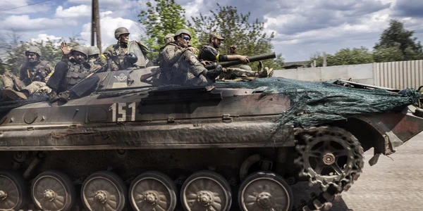 Soldați ucraineni în apropiere de Liman FOTO Profimedia 