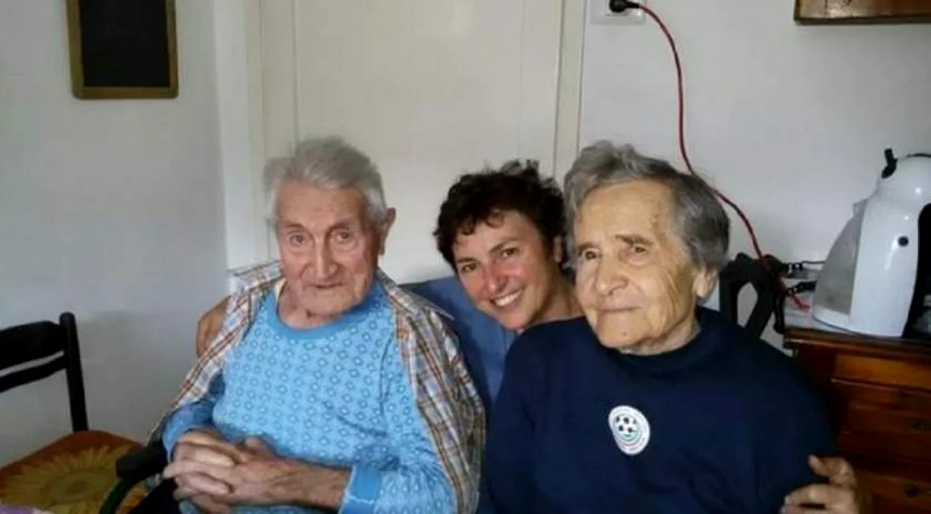 Alberto Bellucci împreună cu familia