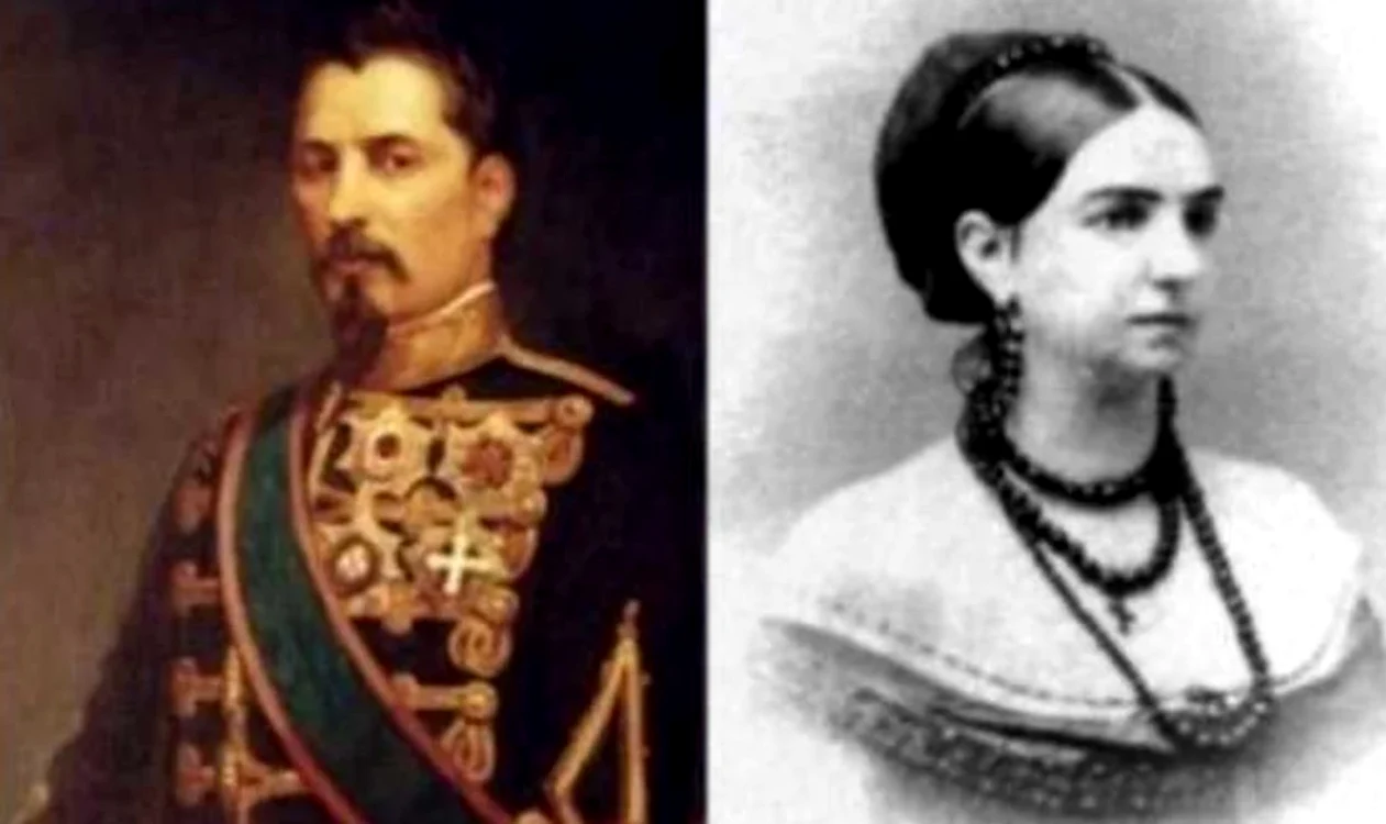 Cuza și marea sa iubire, Maria Obrenovici. FOTO colaj Adevărul
