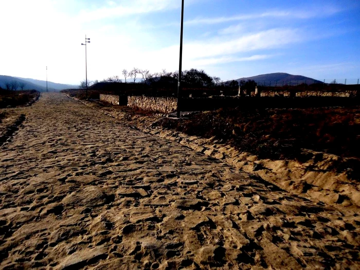 Via Principalis cu Comandamentul Castrului roman - Buciumi (FOTO Facebook Horea Pop)
