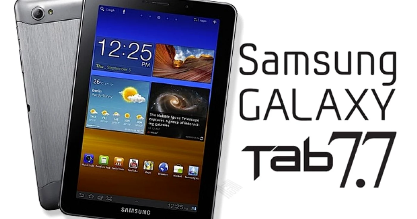 
		    		    
		    	1/3
		    	
		    	
		    	
		    
		    Galaxy Tab 7.7, produsul Samsung pe care Apple a reuşit să-l scoată de pe piaţa Uniunii Europene.
		