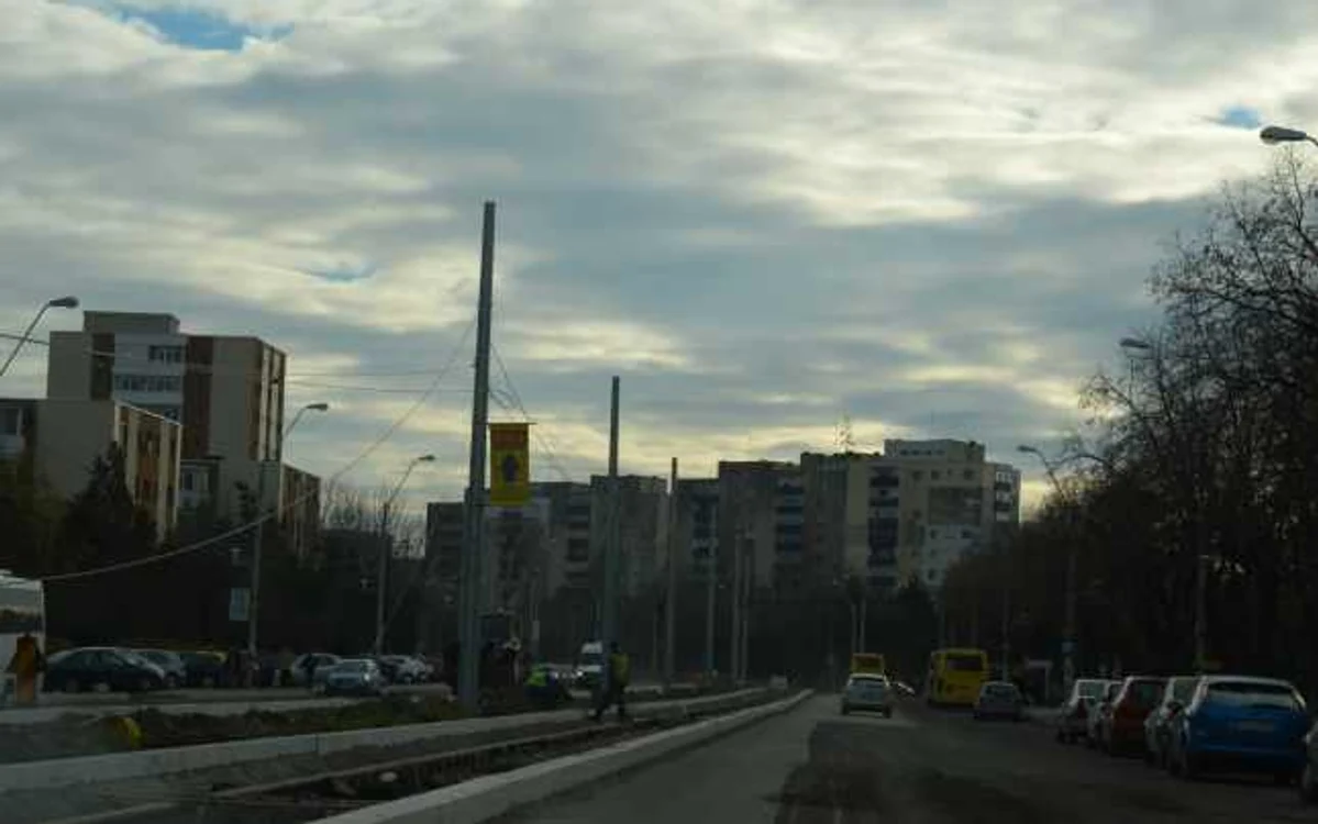 Lucrările la tramvaiul 102 ar fi trebuit încheiate pe 31 decembrie 2015 FOTO Dana Mihai