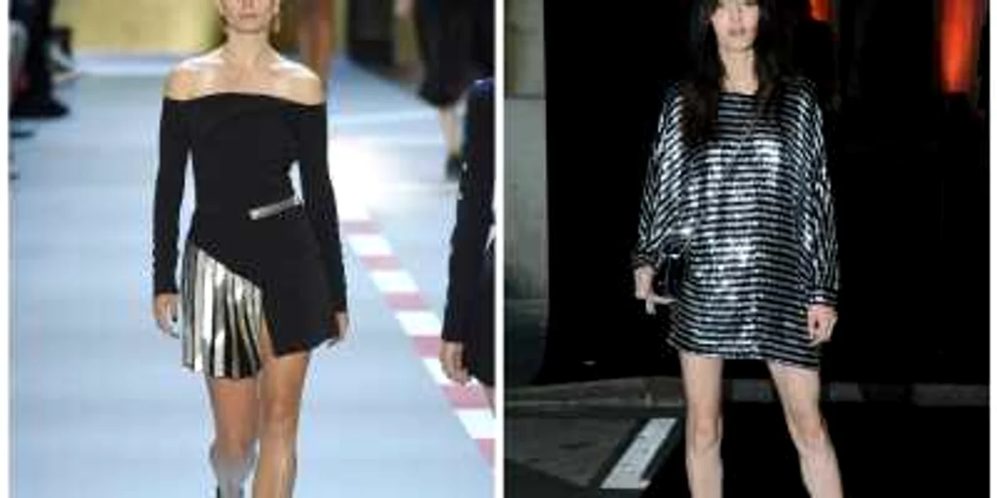 Andreea Diaconu pentru Mugler/ Irina Lăzăreanu/ Săptămâna Modei de la Paris FOTO Getty