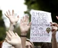 Pamplona - proteste împotriva bărbailor care au violat o fată. FOTO EPA-EFE