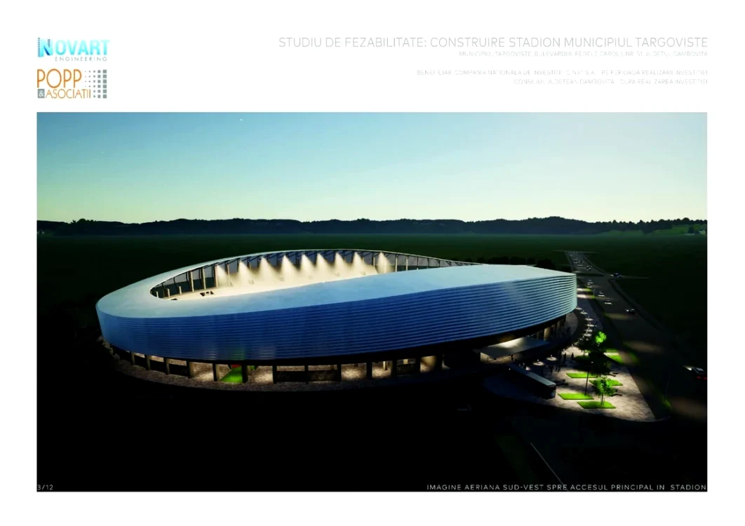Machetă stadion. FOTO CJD