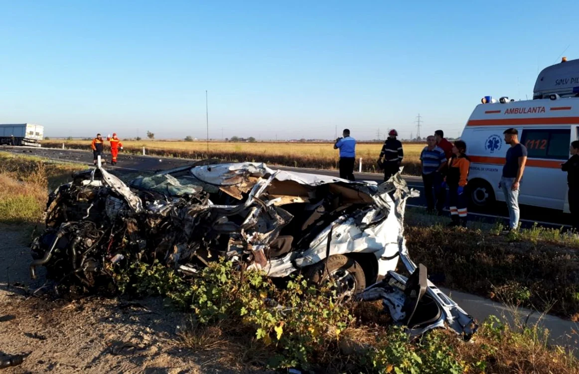 În urma accidentului un bărbat şi-a pierdut viaţa