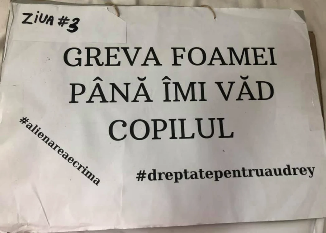 Iulia Cimpoeru greva foamei