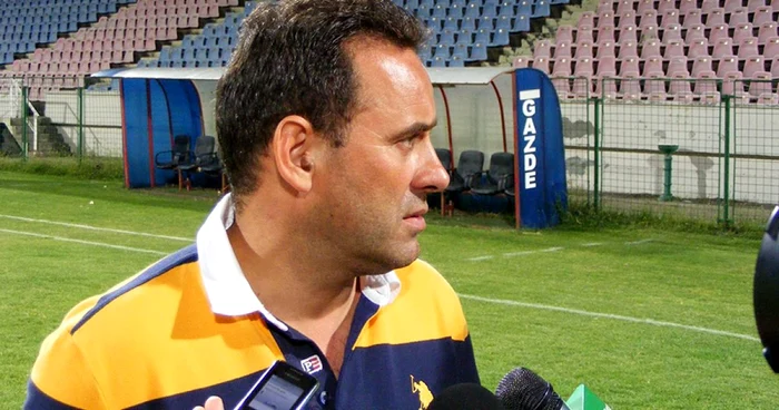 Viorel Ion, tehnicianul Gloriei, se aşteaptă la un meci greu sâmbătă FOTO: FC GLORIA BUZĂU