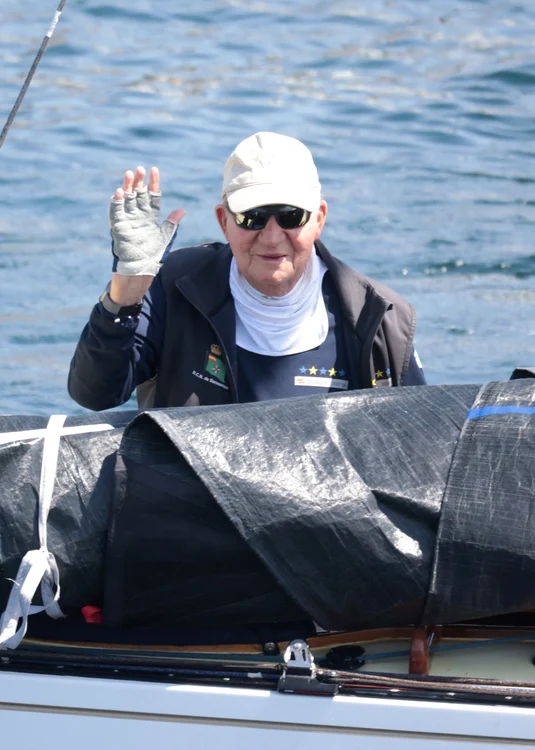 Regele Juan Carlos adoră și acum ieșirile pe mare. FOTO: Profimedia