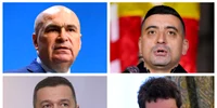 Ilie Bolojan, George Simion, Sorin Grindeanu, Nicușor Dan / FOTO Mediafax Foto