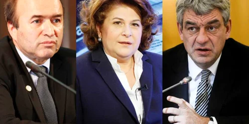 Rovana Plumb cu Tudorel Toader si Mihai Tudose FOTO Colaj Adevarul