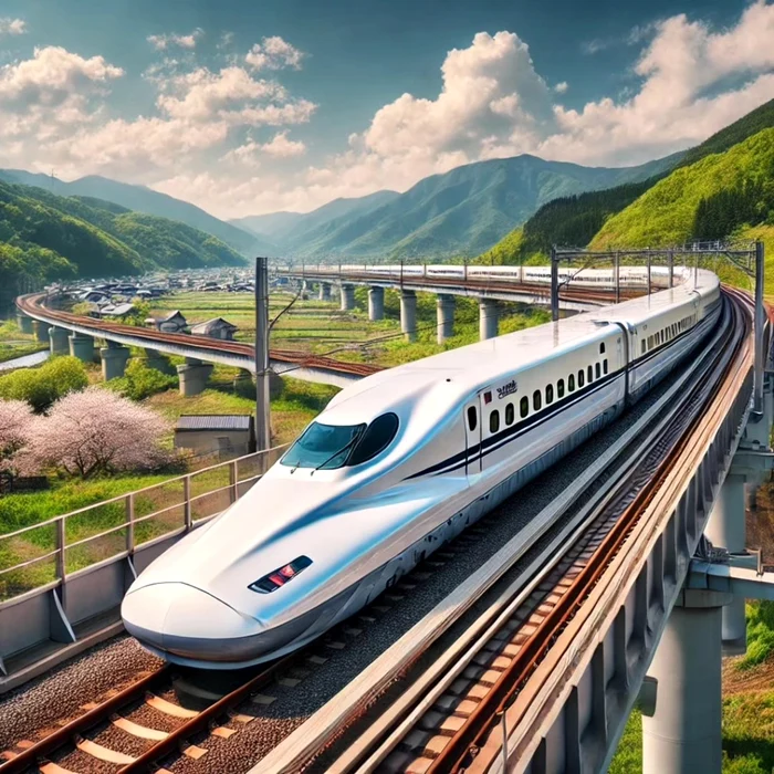 Shinkansen trenul glonț din Japonia Foto Ovidiu Preda Facebook dms