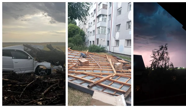Colaj furtună FOTO Meteoplus 