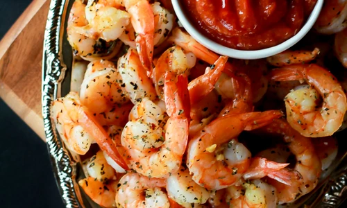 Garlic Herb Roasted Shrimp with Homemade Cocktail Sauce 5 jpeg