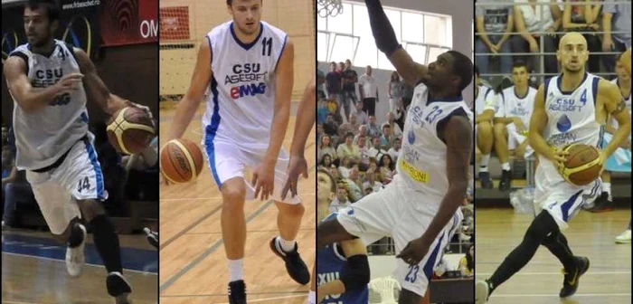 Vlahovic, Alijanovic, Jones şi Dzambic sunt străinii în care conducerea îşi pune speranţa Foto: CSU Asesoft