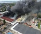 Imagine aeriană în zona de manifestare a incendiului FOTO: IGAv