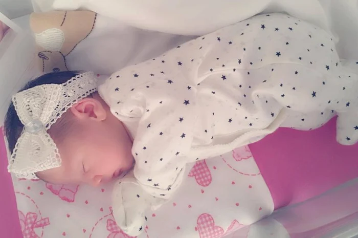 Fetiţa Biancăi Drăguşanu a avut 3250 grame şi 50 de centimetri la naştere