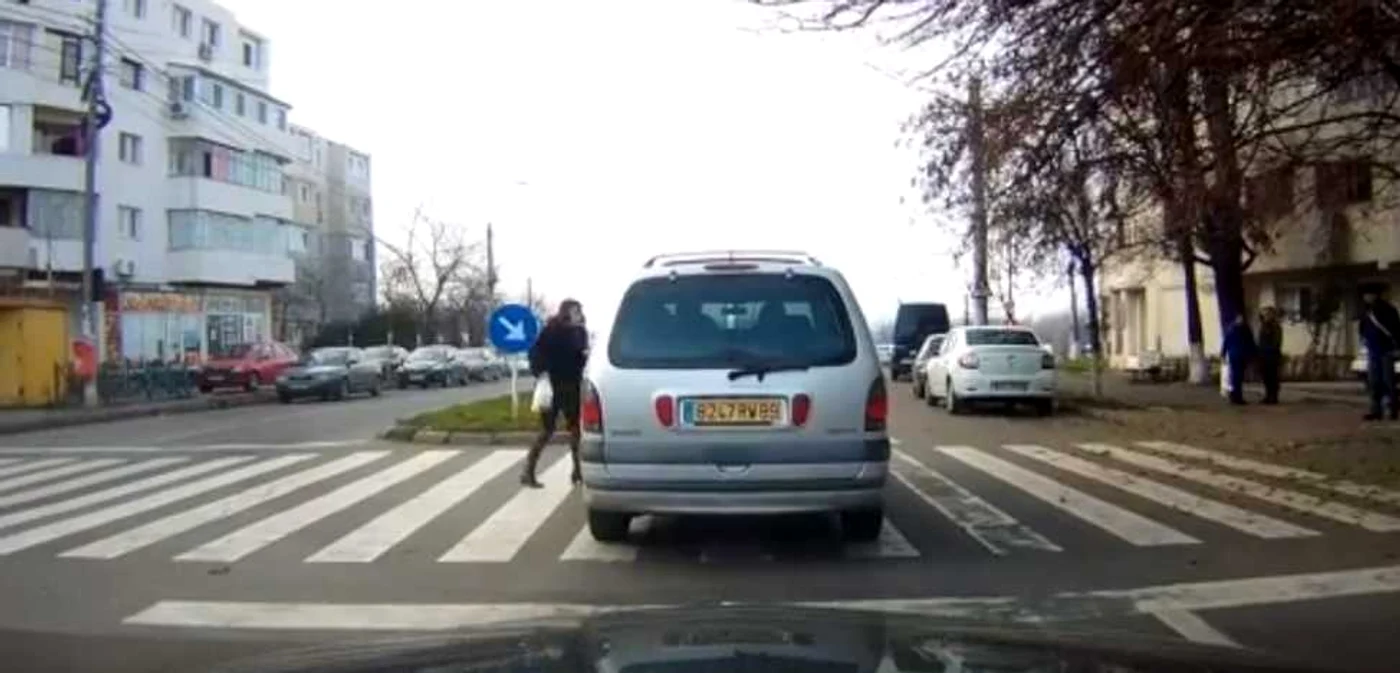 Imagine de la la incidentul revoltător de la Galaţi FOTO captura video