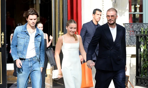 David Beckham și copiii lui, Harper și Cruz profimedia 0809489722 jpg