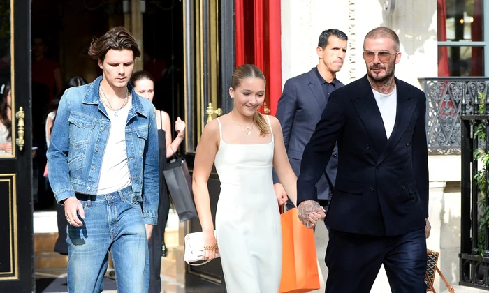 David Beckham și copiii lui, Harper și Cruz profimedia 0809489722 jpg