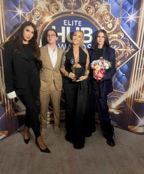 Anamaria Prodan și copiii, la Elite Hub Awards VIP Edition foto: arhiva personală 