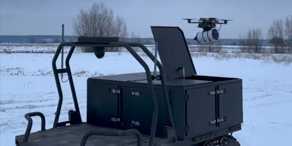 robot terestru ucrainean Ratel H/FOTO:X