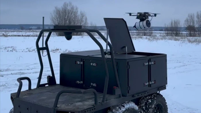 Robotul terestru ucrainean Ratel H/FOTO:X 