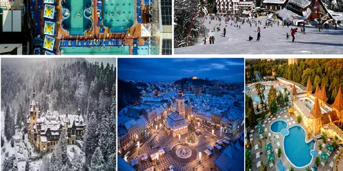 Top 5 destinații interne de iarnă potrivit Eximtur Colaj DMS