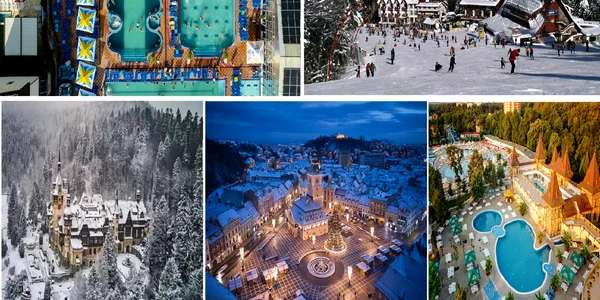 Top 5 destinații interne de iarnă potrivit Eximtur Colaj DMS