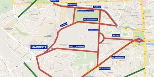 HARTA Restrictii rutiere sambata si luni