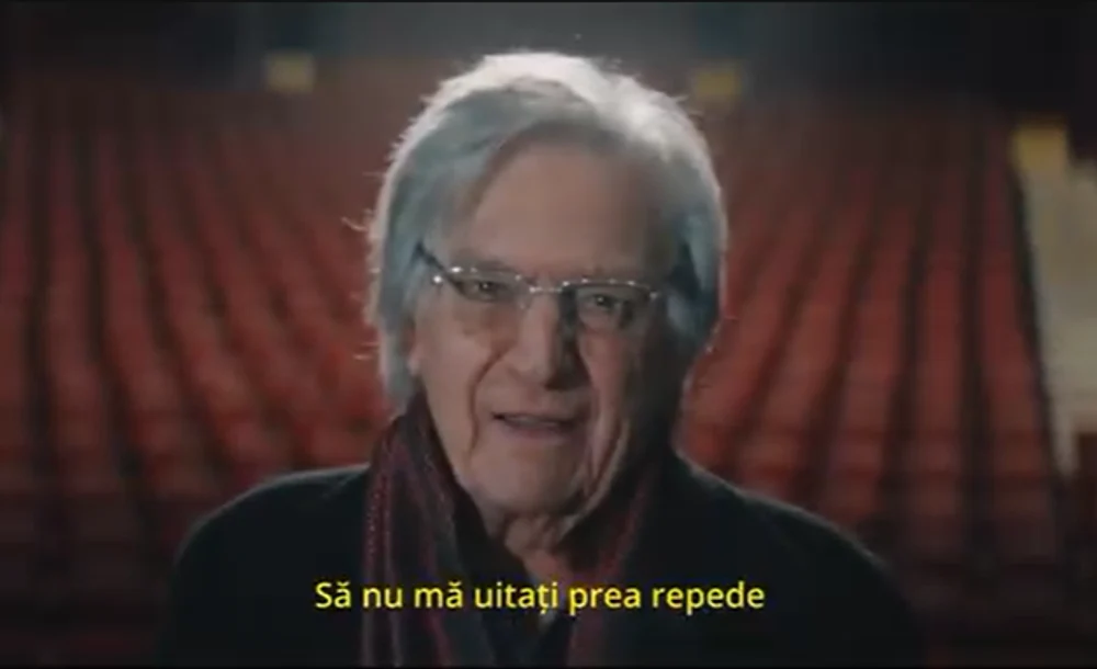 „Să nu mă uitați prea repede”. Mesajul emoționant al lui Florin Piersic la 90 de ani