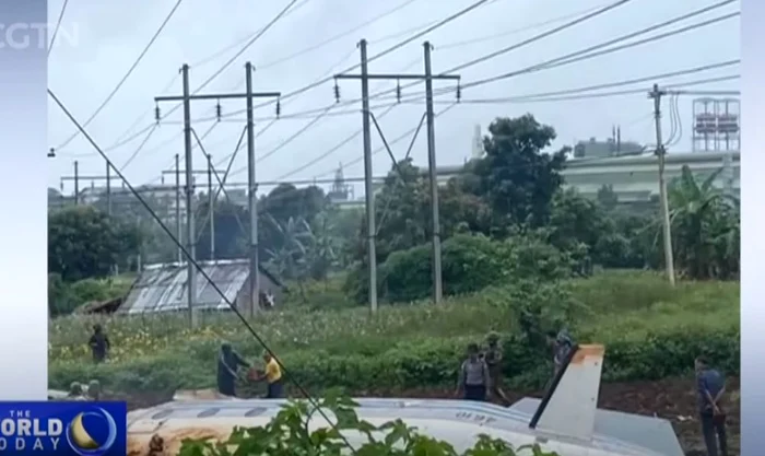 Doisprezece morţi în Myanmar, în urma prăbuşirii unui avion militarFoto: captură video