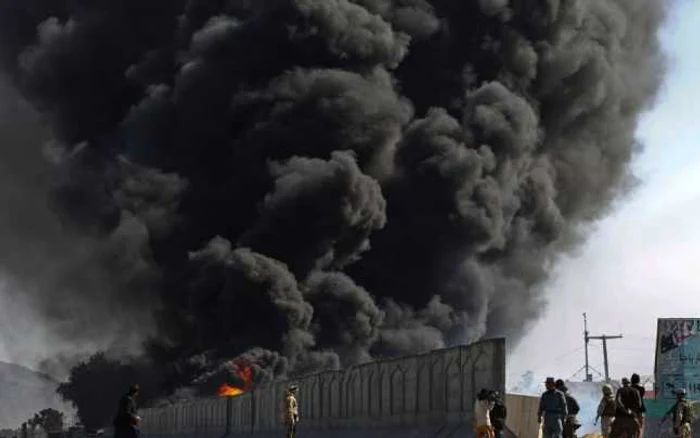 Explozie în Jalalabad FOTO AFP/Getty Images