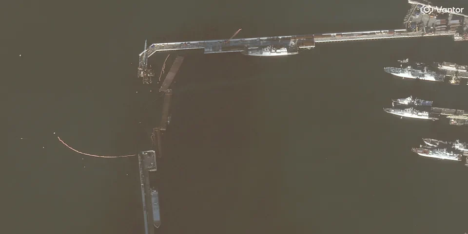 Imagini din satelit arată că Rusia și-a fortificat un port de la Marea Neagră contra dronelor. Ultimul atac ucrainean arată că n-a fost suficient