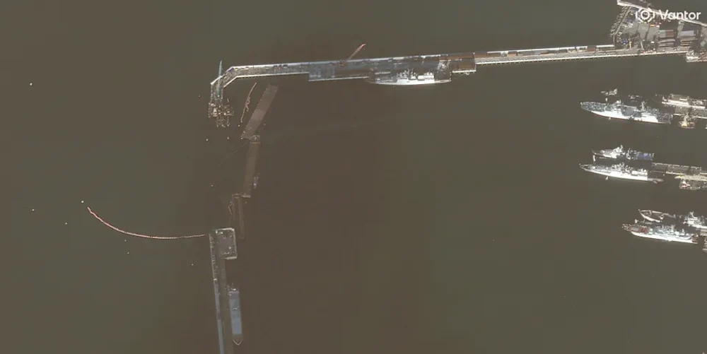 Imagini din satelit arată că Rusia și-a fortificat un port de la Marea Neagră contra dronelor. Ultimul atac ucrainean arată că n-a fost suficient