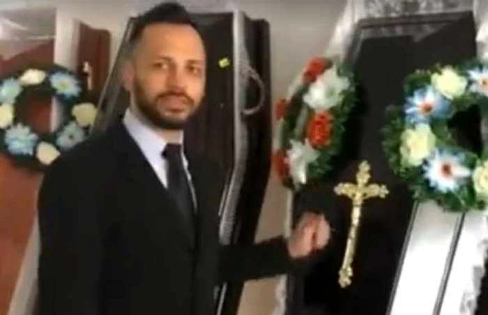 Cătălin Olaru este patron de firmă de servicii funerare