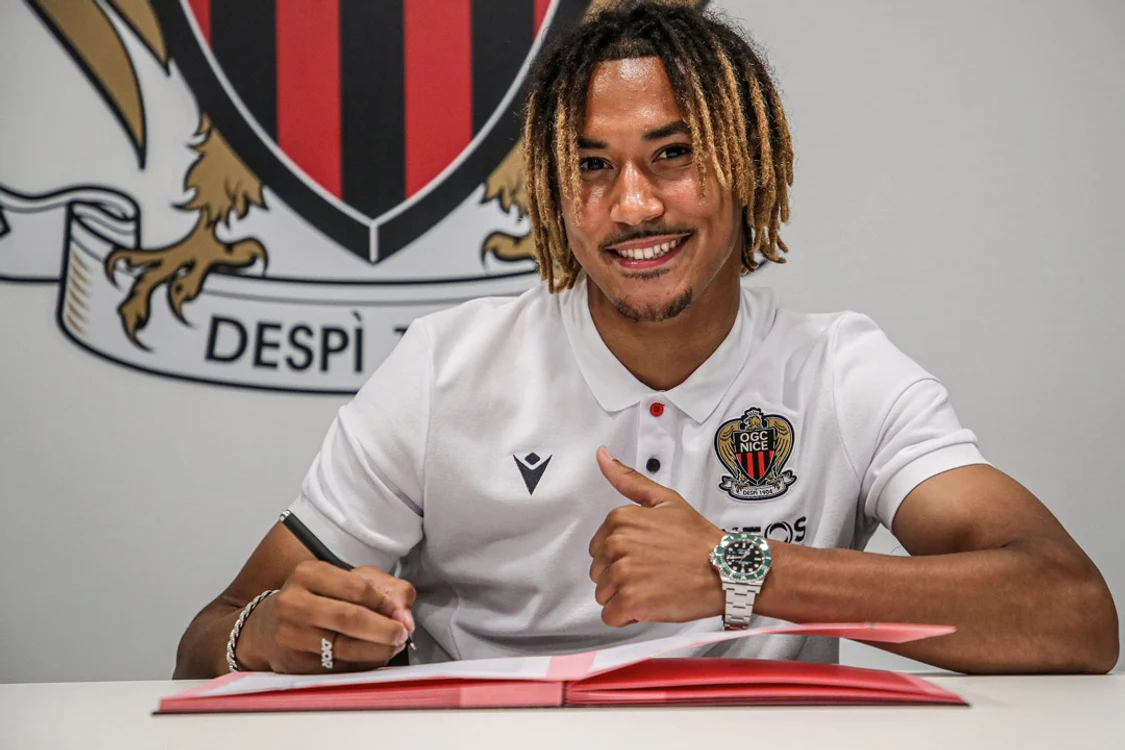 Alexis Beka Beka a semnat vara trecută cu Nice. Foto OGC Nice