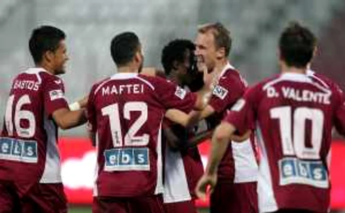 CFR Cluj a câştigat meciul cu Gloria Bistriţa. FOTO Mediafax