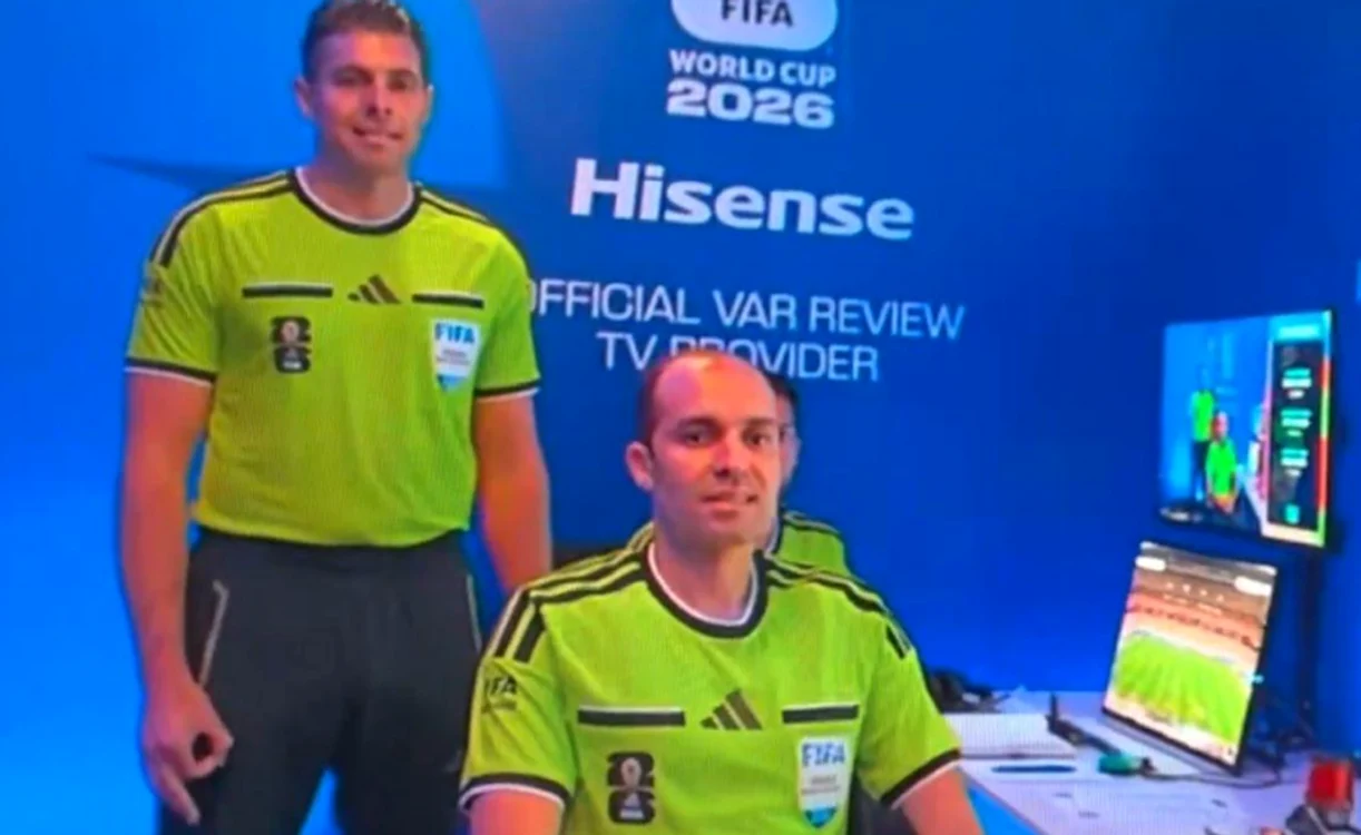 Arbitrul VAR Shaun Evans, delegat la partida Germania vs. Curacao (7-1)  Foto/Platforma X