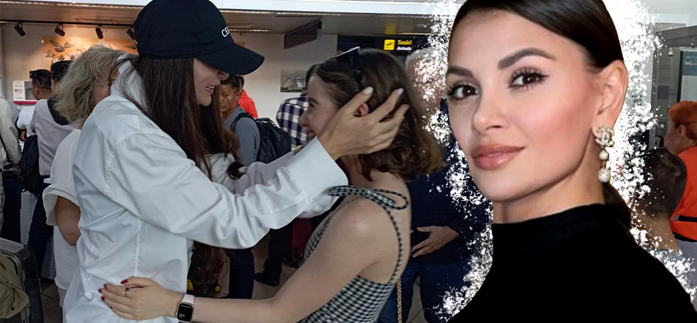 Irina Columbeanu, vizită la mănăstire alături de mătușile ei / foto: arhiva Click!