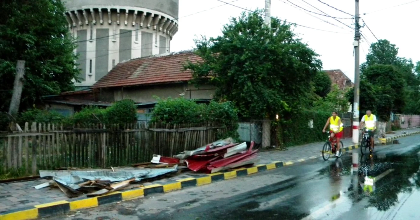 Furtună în Bacău