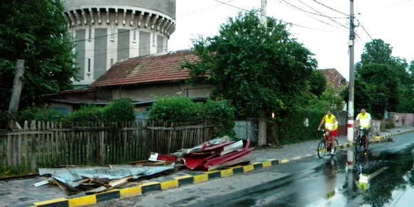Furtună în Bacău