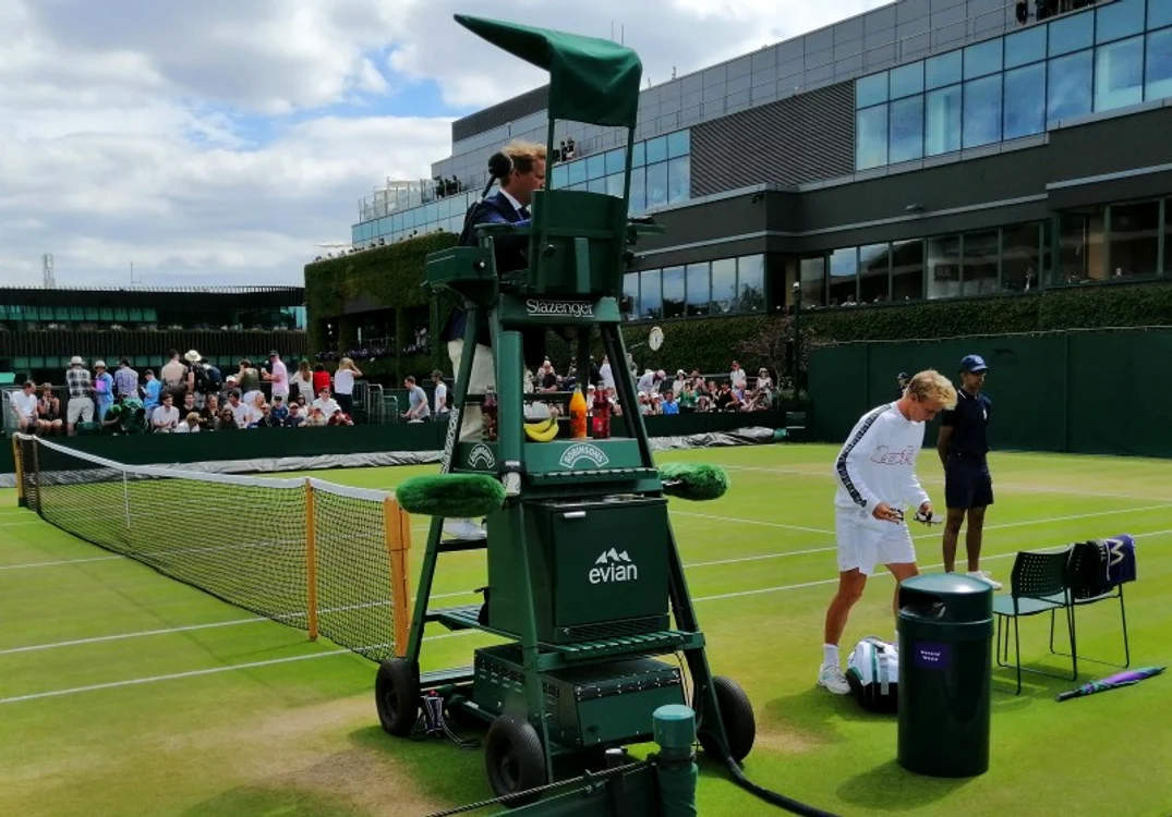 
    Juniorul Filip Cristian Jianu a ajuns până în optimile de finală la Wimbledon 2019Foto: Marian Burlacu, Wimbledon  