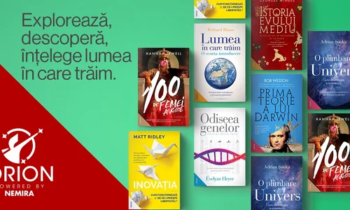 ORION, noua colecție de cărți de nonficțiune lansată de editura Nemira jpeg
